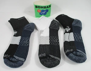 -Nuevos calcetines BOMBAS L peso medio hexagonales Tec golf 3 pares cuartos talla W 11-13 / M 9,5-13 - Imagen 1 de 3