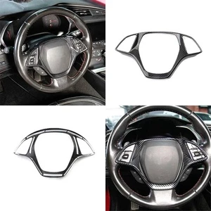 Car Customization Carbon Fiber Steering Wheel Trim Enhanced Durability - Picture 1 of 9
