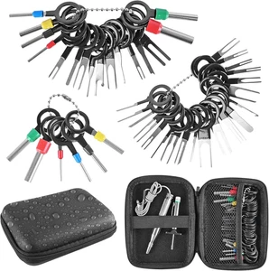 Kit Attrezzi Rimozione Terminali 44 Pezzi Depinning Tool Connettore Elettrico Rimozione Pin - Foto 1 di 12
