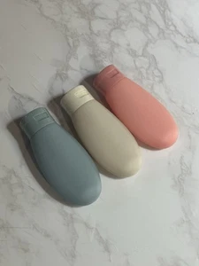 TSA Approved Bottles Travel Size 3 oz Leakproof Pack Of 3 - Picture 1 of 3