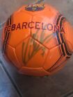 David Villa Signed Autographed Barcelona  Soccer Ball Futbol Jsa STICKER ONLY
