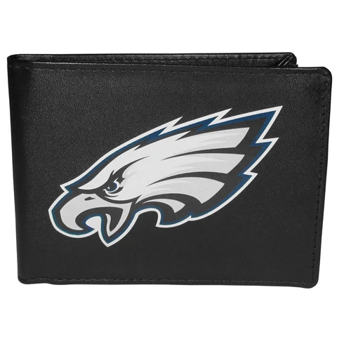 Siskiyou Sports NFL Unisex Philadelphia Eagles Bi-fold Wallet Large Logo Cover