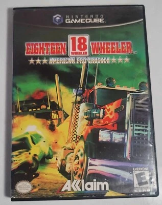 EIGHTEEN WHEELER AMERICAN PRO TRUCKER NINTENDO GAMECUBE Untested - Image 1 of 4
