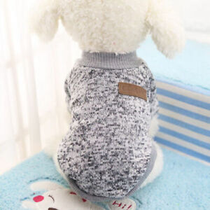 Pet Dog Fleece Coat Clothes Puppy Warm Cat Jacket Vest Apparel Chihuahua Sweater