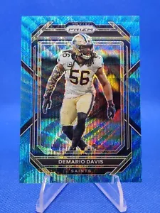 🔵 2022 Panini Prizm DEMARIO DAVIS Blue Wave /199 #212 Saints - Picture 1 of 2