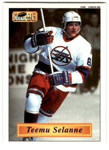 1995-96 Bashan Imperial Super Stickers Teemu Laakso Rookie #134 Winnipeg Jets