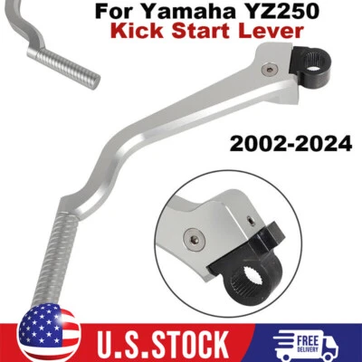 Pedal de alavanca Kick Start para Yamaha YZ250 YZ 250 2002-2024 alumínio kick starter - Imagem 1 de 4