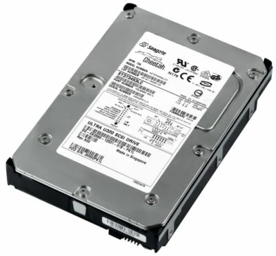 Hard Drive Dell 0X2689 73GB 15000U/Min SCSI U320 80-PIN ST373453LC 3.5 " - Image 1 of 3