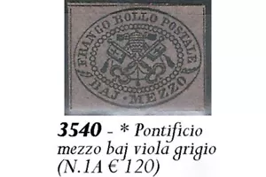(3540) - Papal states - half baj. See description under the image. - Picture 1 of 1