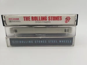 Lot of 3 Cassette Tapes - The Rolling Stones - STICKY FINGERS UNTESTED VINTAGE - Picture 1 of 6