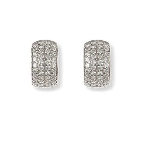 HEIDE HEINZENDORFF Orecchini a Cerchio Kate con Zirconia, Argento - Picture 1 of 1