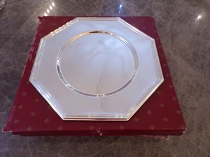 WMF Satz große schwere Platzteller achteckig 31 cm für 6 Personen versilbert TOP - Bild 1 von 6