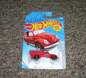 ‘49 VOLKSWAGEN BEETLE PICKUP VW SERIES 9/10 2019 HOT WHEELS 47/250 RED - Picture 1 of 8