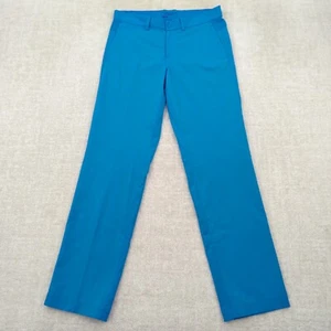 Nike Gold Tour Performance Pants Mens 30x32 Slim Tech Chino Dri Fit Swoosh Loop - Picture 1 of 15