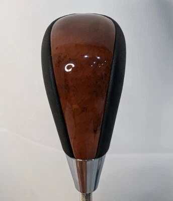 Perilla de cambio de cuero de madera de nogal para Toyota Corolla Camry Sienna Solara Avalon NUEVO Foto 1 de 4
