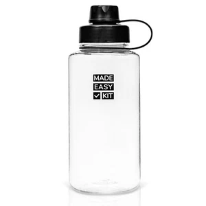 Made Easy Kit Tritan Plastic Water Bottle - Wide & Narrow Mouth BPA Free Bottle - Picture 1 of 24