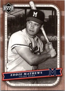 2005 UD Upper Deck Classics #31 Eddie Mathews - Picture 1 of 2