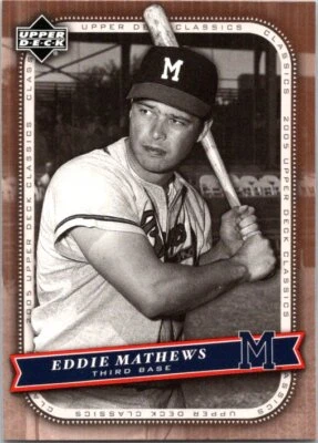 2005 UD Upper Deck Classics #31 Eddie Mathews - Image 1 of 2