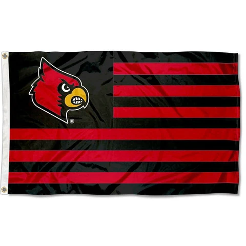 University of Louisville Cardinals Stars and Stripes Nation USA Flag Cover