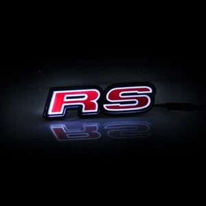 Front or Rear JDM Red Civic JAZZ FIT RS Emblem Badge for FK7 FC1 GK5 GE Br - Picture 1 of 7
