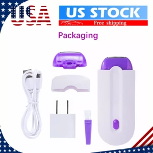 2-in-1 Epilator Women Painless Touch Facial Body Hair Removal Depilator Shaver- - Picture 1 of 9
