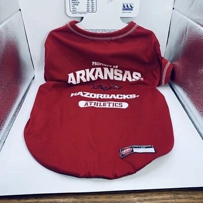 Camiseta Pets First NCAA Razorback para perros - Licencia oficial talla grande NUEVA Foto 1 de 4