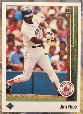 1989 Upper Deck Jim Rice #413 Boston Red Sox - Image 1 of 2