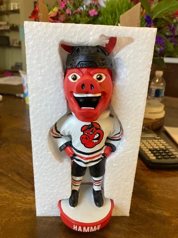 Rockford Icehogs Hammy Bobblehead 2/25/23 NEW SGA Cover