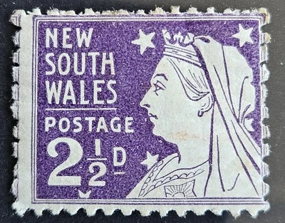 1897 New South Wales 2½d Purple SG 295a (Die I) Perf 11½ x 12 Mint Hinged, CV£27 - Image 1 of 4
