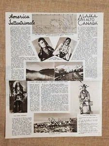 In America settentrionale negli anni 30 Indiani Athabasca Algonguino Caribù - Picture 1 of 1