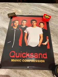 QUICKSAND 1995 MANIC COMPRESSION PROMO PERSONALITY POSTER 18x24 - Picture 1 of 3