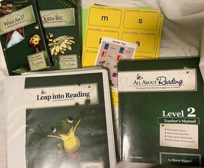AAR All About Reading Level 2 Homeschool Reading Curriculum Color Edition Rippel - Image 1 of 4