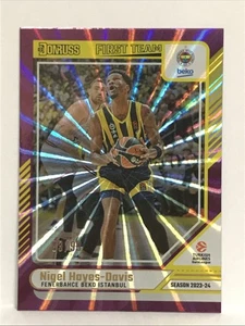 2024-25 DONRUSS  EUROLEAGUE  BASKETBALL Nigel Hayes Davis #198 PURPLE #83/99 - Picture 1 of 2