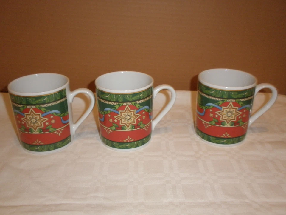 Heinrich Winterling Marktleuthen 2 Kaffeebecher  1 Becher Gratis Weihnacht Stern - Bild 1 von 4