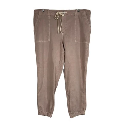 AMERICAN EAGLE - ЖЕНЩИН 20 - РОЗОВЫЙ ХЛОПОК СМЕСЬ TOMGIRL БЕГУН БРЮКИ - Изображение 1 из 4