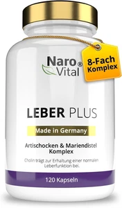 Leber Kur Mariendistel Kapseln–8-Fach Komplex mit Desmodium,Cholin,Curcuma,Löwen - Bild 1 von 11