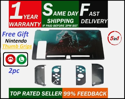 Assasin's Creed Hard Case Shell For Nintendo Switch Console Joy-Con Cover - Image 1 of 4