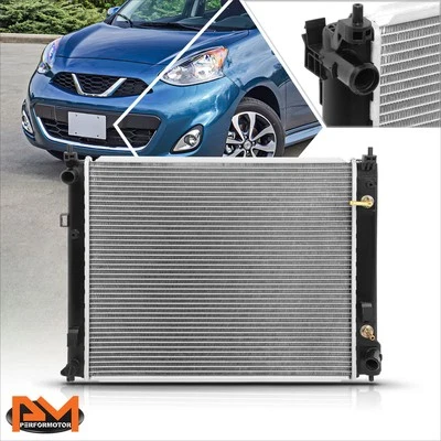 Radiador de aluminio estilo OE DPI-13260 para Nissan March/Micra/Note/Versa 12-19 Foto 1 de 4