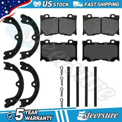 Juego de pastillas de freno de disco delanteras traseras zapatas de freno de estacionamiento para Infiniti Q70 2018-2018 Foto 1 de 4