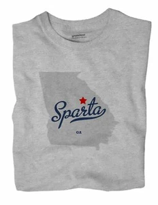 Sparta Georgia GA T-Shirt MAP - Picture 1 of 6
