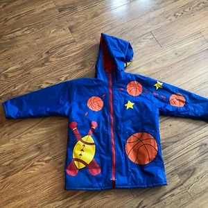 Driplets by Wippette Kids Boys Rain Coat Jacket Size 5/6 Vintage - Picture 1 of 6