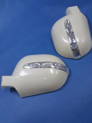 Cubiertas para espejos retrovisores sin pintar + indicadores de giro LED 1995-2004 Mercedes Ben W163 ML Foto 1 de 3