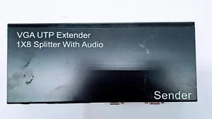 VGA UTP Extender 1x8 Splitter With Audio - Picture 1 of 4
