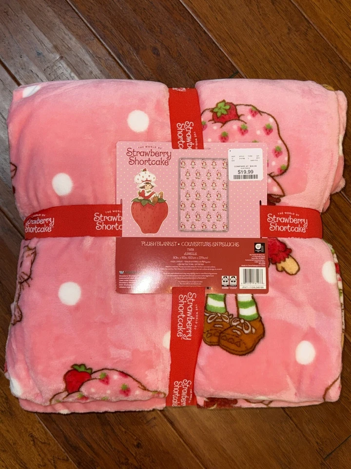 Strawberry Shortcake Valentines Day Folded Blanket - Image 1 of 1