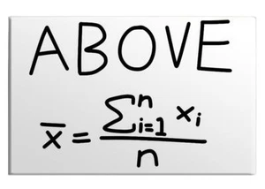 Mathe überdurchschnittlich lässig intelligente Mathefunktionen lustig Küche Kühlschrankmagnet Dekor - Bild 1 von 2