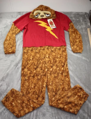 Traje Brevemente Declarado El Perezoso Unión Disfraz Nuevo con Etiquetas Adulto Talla L Rojo y Marrón Foto 1 de 4