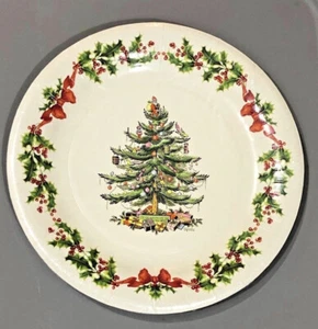 NIP Spode Christmas Tree Paper Dinner Plates, Set of 8 - Picture 1 of 1