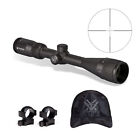 Vortex Crossfire II 4 12x40 AO Riflescope with 1 In Scope Rings and Hat