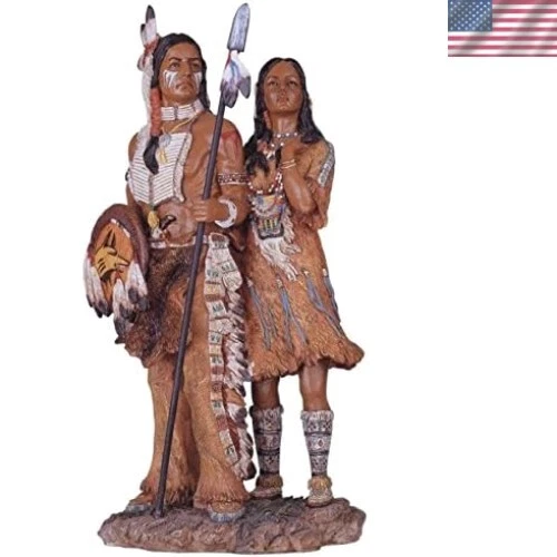 StealStreet Native American Couple Collectible Indian Figurine Sculpture Statue