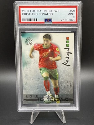 2006 Futera уникальный чемпионат мира Криштиану Роналду PSA 9 #59 Португалия - Изображение 1 из 4